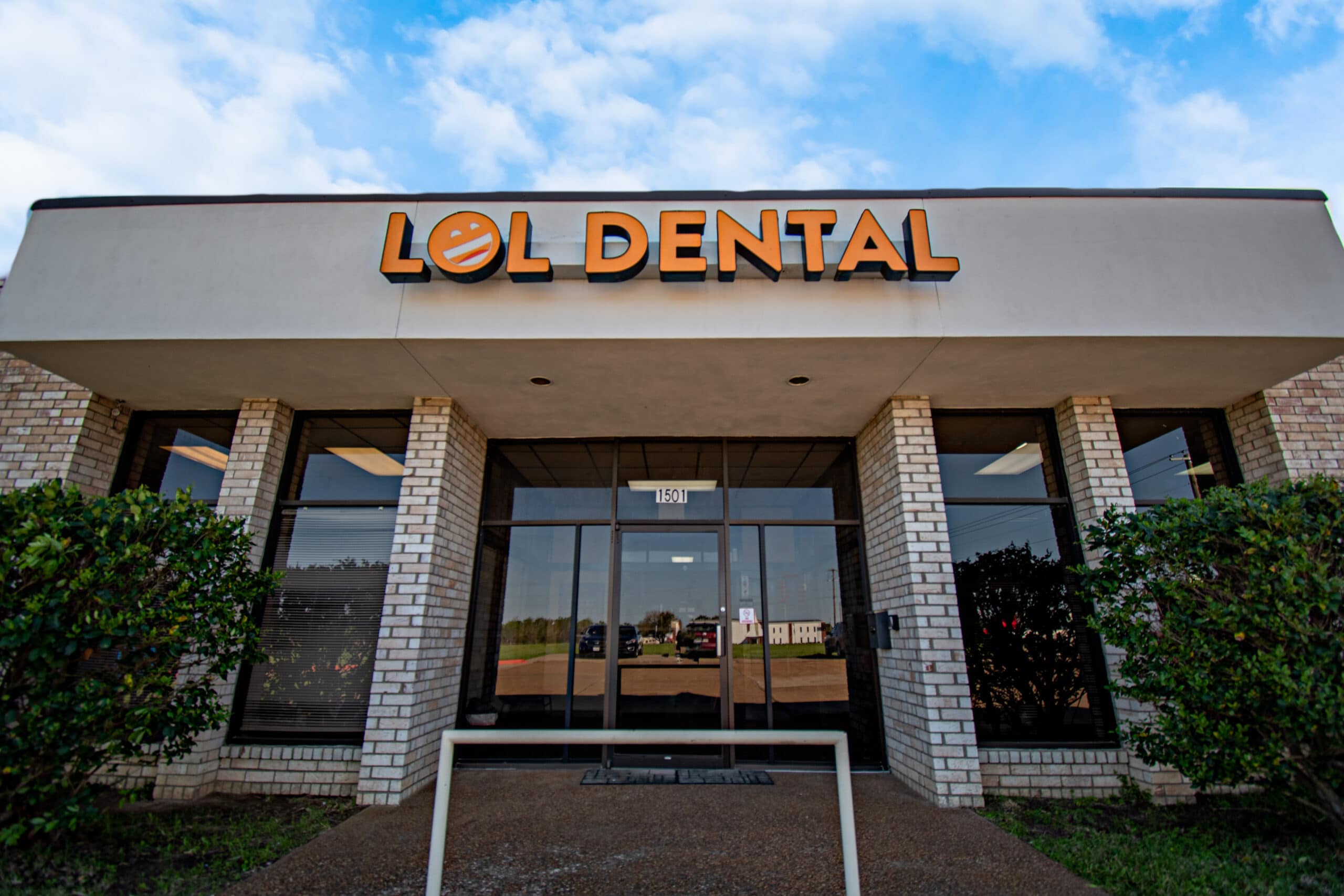 LOL Dental & Orthodontics Office entrance view